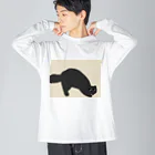 mi.の黒猫にゃーさん。 ビッグシルエットロングスリーブTシャツ