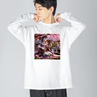 うりこみ屋の芸能の女神弁財天さま Big Long Sleeve T-Shirt