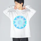 みよのジンベイ曼荼羅 Big Long Sleeve T-Shirt