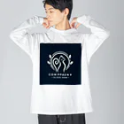 Qten369の幸運を招く猫β Big Long Sleeve T-Shirt