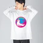 原田専門家のパ紋No.3558 OUBIGWAVE Big Long Sleeve T-Shirt