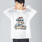 チェリモヤのゆるラン女子 04 Big Long Sleeve T-Shirt