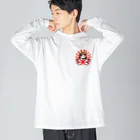 hikotakuの愛国猫 Big Long Sleeve T-Shirt