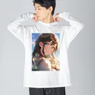 きゃんべるの彼女の微笑み - A Glimpse of Happiness Big Long Sleeve T-Shirt