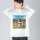 ちゅぴちゅぴのカピバラーズ ビッグシルエットロングスリーブTシャツ