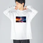 4D Planetの光源×4D ビッグシルエットロングスリーブTシャツ