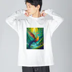 フリーダムの異世界のトリ Big Long Sleeve T-Shirt