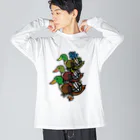 chicodeza by suzuriのカモネギタワー Big Long Sleeve T-Shirt