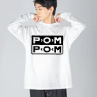 mf@PomPomBlogのSub Pom Pom Logo Big Long Sleeve T-Shirt