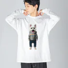 TRI-COMMA（トライカンマ）の愛犬コスチューム：優作 Big Long Sleeve T-Shirt