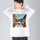 noiSutoaの浴衣 Big Long Sleeve T-Shirt