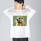 ジャパネットケフィアのぽってりマーモット Big Long Sleeve T-Shirt