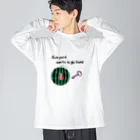 monokurockのスイカ everyone wants to go home スタンダード Big Long Sleeve T-Shirt