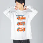 watasackの消防車（はしご車、ポンプ車、レスキュー車） Big Long Sleeve T-Shirt