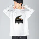 電気鉛筆工房のピアノ Big Long Sleeve T-Shirt