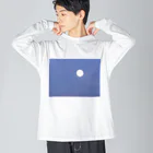 tora-yuuuunの満月 ビッグシルエットロングスリーブTシャツ