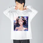 HOSHI-TANEKO🌠の✨クール・ビューティー✨ ビッグシルエットロングスリーブTシャツ