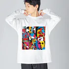 8890のポップアート Big Long Sleeve T-Shirt