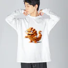 dramusumeのドラワッサン ビッグシルエットロングスリーブTシャツ