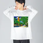 GALLERY misutawoのオーストラリア メルボルンのスワンストンストリート Big Long Sleeve T-Shirt