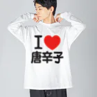 I LOVE SHOPのI LOVE 唐辛子 ビッグシルエットロングスリーブTシャツ