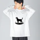 Dododの犬 ビッグシルエットロングスリーブTシャツ