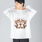 チェリモヤのねこコーラス 10 Big Long Sleeve T-Shirt