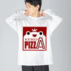 雑貨屋kerori(ザッカヤケロリ）のKERO PIZZA（ケロピザ） ビッグシルエットロングスリーブTシャツ