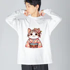 sophie138の舞妓ネコおにゃん Big Long Sleeve T-Shirt