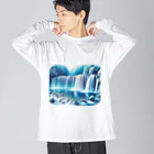 チェリモヤの滝紀行 02 Big Long Sleeve T-Shirt