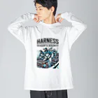 MatrixSphereのHARNESS THE OCEAN'S BOUNTY ビッグシルエットロングスリーブTシャツ