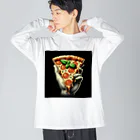 yuriseのおしゃれなpizzaのグッズ Big Long Sleeve T-Shirt