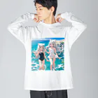 ねむねこのお店の猫耳少女00022 Big Long Sleeve T-Shirt