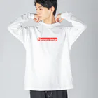 坂本嵩 / Shu SakamotoのSupreme風Neuroscienceシャツ (白)  ビッグシルエットロングスリーブTシャツ