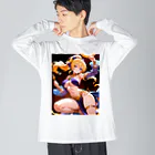 REALIVE(リアライブ)🎁公式の紫の踊り子タレイア 二次元タレイアシリーズNo.2 4-2-250204 Big Long Sleeve T-Shirt