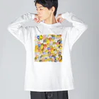 【Yuwiiの店】ゆぅぅぃーのぬこさま ビッグシルエットロングスリーブTシャツ