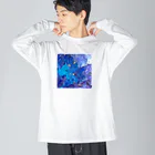 さかなや実験室の波間-1 Big Long Sleeve T-Shirt