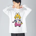 キャットＣのこうじょうけんがくの無限トートバッグキャットC ビッグシルエットロングスリーブTシャツ