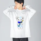 CEのSAKEくま 泡盛 Big Long Sleeve T-Shirt