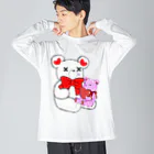 CEのSAKEくま Teddy ビッグシルエットロングスリーブTシャツ