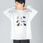 nachau7の動物たちからのメッセージ Big Long Sleeve T-Shirt