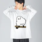 ぺちぺち工房 Pechi Pechi Atelierのしまえなが Big Long Sleeve T-Shirt