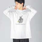 オカメインコ定点観測のノーマル　もふちりオカメインコ ビッグシルエットロングスリーブTシャツ