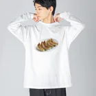 AAAstarsの餃子（実写版） ビッグシルエットロングスリーブTシャツ