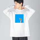 Fondhuの蝋燭 Big Long Sleeve T-Shirt