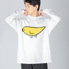 まめるりはことりのとことこセキセイインコルチノーちゃん【まめるりはことり】 Big Long Sleeve T-Shirt