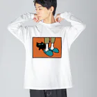 ぷっちのくろねこレグとかいぬしさん Big Long Sleeve T-Shirt