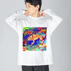 Fantastic FrogのFantastic Frog -Utopia Version- ビッグシルエットロングスリーブTシャツ