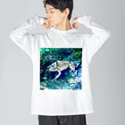 Fantastic FrogのFantastic Frog -White Ice Version- ビッグシルエットロングスリーブTシャツ