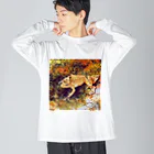 Fantastic FrogのFantastic Frog -Autumn Version- Big Long Sleeve T-Shirt